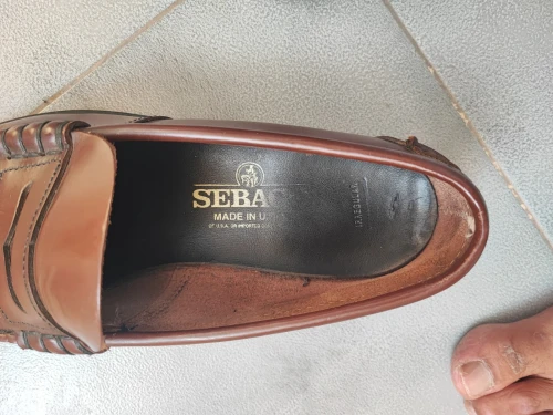 Mocassin cuir homme marque SEBAGO 