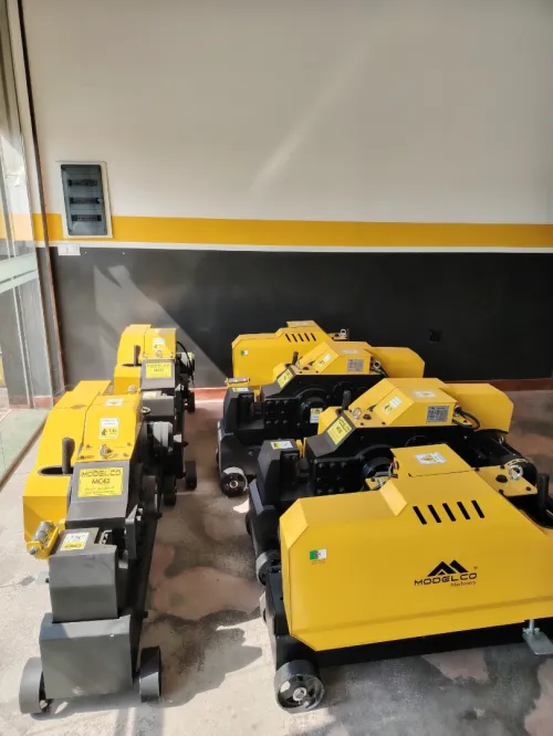 CISAILLE ELECTRIQUE DE ROND A BETON - آلة قطع حديد الخرسانة - سيزاي - STEEL BAR CUTTING MACHINE 