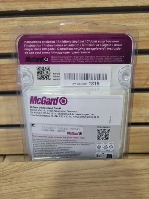 Kit antivol de roues McGard 27204SU