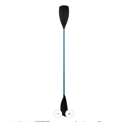 Pagaie de kayak 4P 215 cm -Tribord 100 Bleu