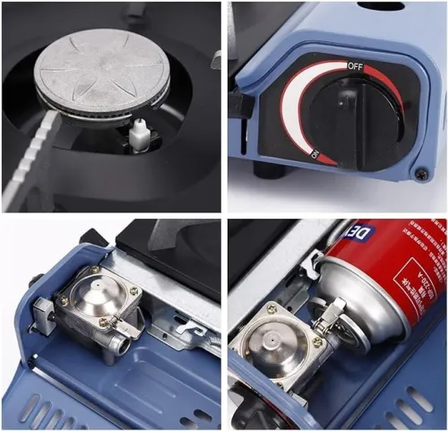 Réchaud à gaz Butane Portable 2,1 KW pour Barbecue et randonnée