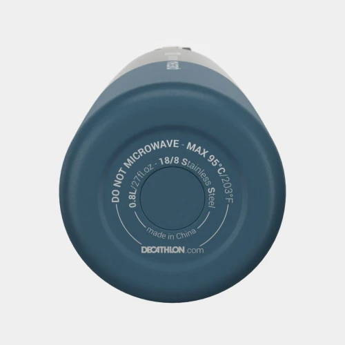 Gourde MH500 isotherme randonnée inox 0,8L bleu