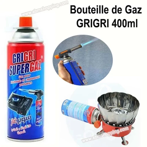 CARTOUCHE DE GAZ À VALVE POUR RECHAUD