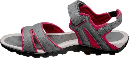 SANDALES DE RANDONNEE - NH100 - FEMME GRIS-ROSE QUECHUA