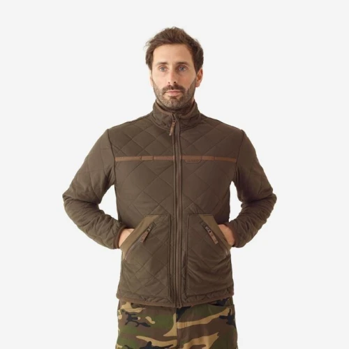 Veste matelassée silencieuse marron 500