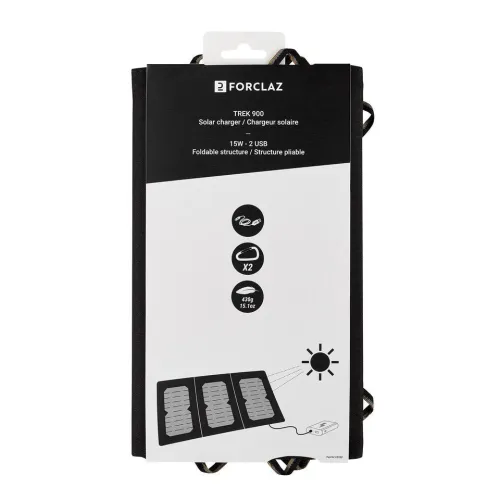 PANNEAU SOLAIRE USB - 15W - SLR900 - FORCLAZ