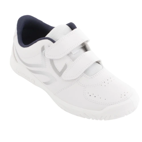 BASKETS À SCRATCH ARTENGO ENFANT - TS 100 JR BLANC