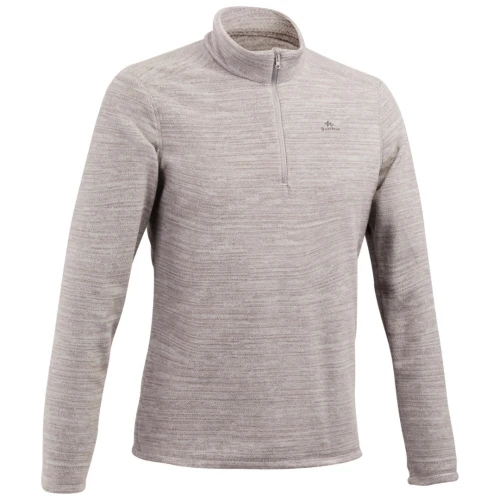 PULL POLAIRE DE RANDONNÉE - MH100 - HOMME GRIS