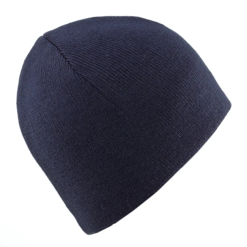 BONNET DE SKI - REVERSE - BLEU MARINE JAUNE FLUO