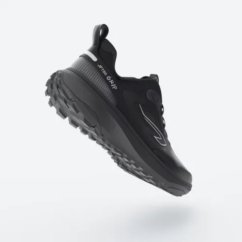 Chaussures Running et Trail Homme, Kiprun JF 190 grip Full Black