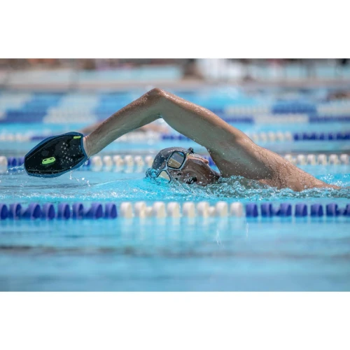 Plaquettes de Natation Quick-In 500 taille M Bleu Jaune