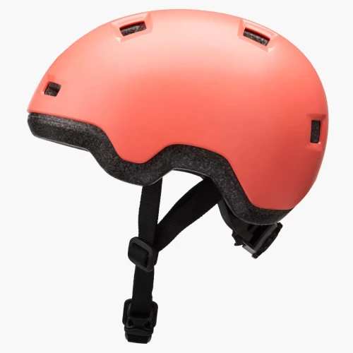 Casque enfant roller skateboard trottinette B100 corail 52/54cm
