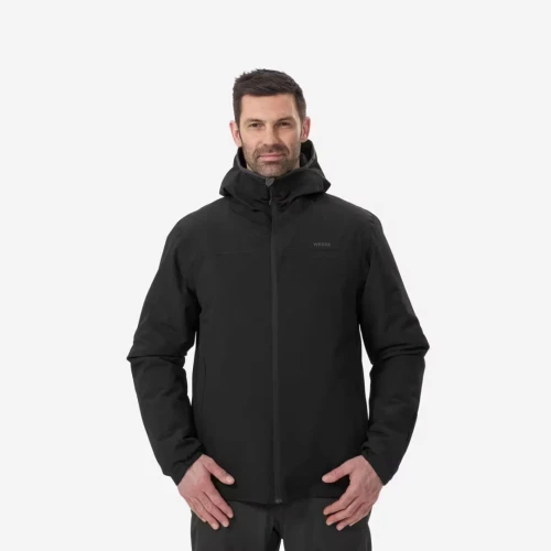 Veste de ski chaude et imperméable homme, 100 noir