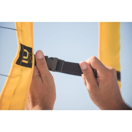 Set de beach volley - Dimensions officielles - BV900 Jaune