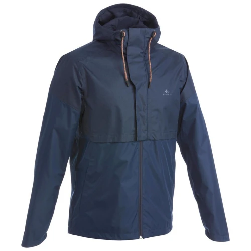 VESTE IMPERMÉABLE DE RANDONNÉE QUECHUA - NH500 FLAP - BLEU