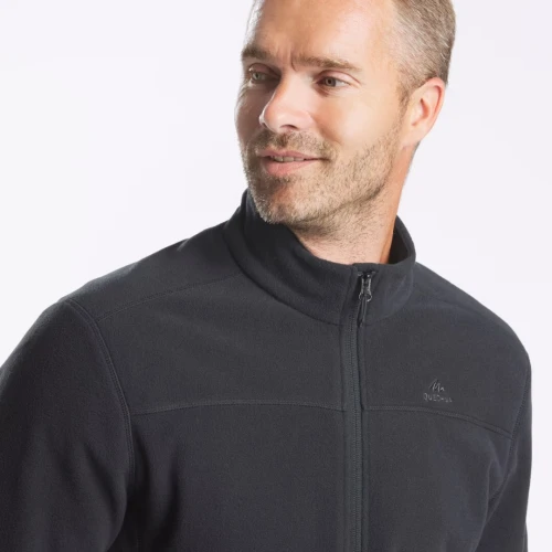VESTE POLAIRE DE RANDONNÉE -GRIS QUECHUA DECATHLON