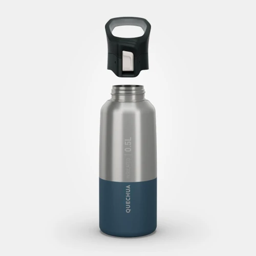 Gourde MH500 isotherme randonnée inox 0,5L bleu