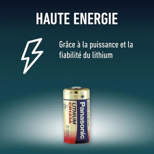 Panasonic CR 123 A Pile au lithium 3 V