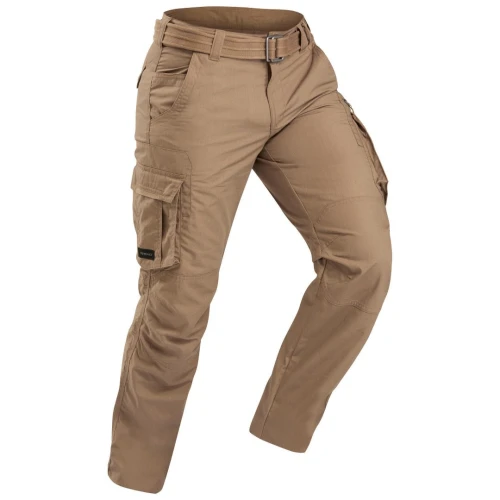 Pantalon cargo de trek voyage - TRAVEL 500 marron Homme