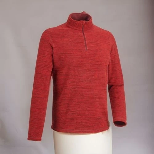 PULL POLAIRE RANDONNÉE QUECHUA - ROUGE
