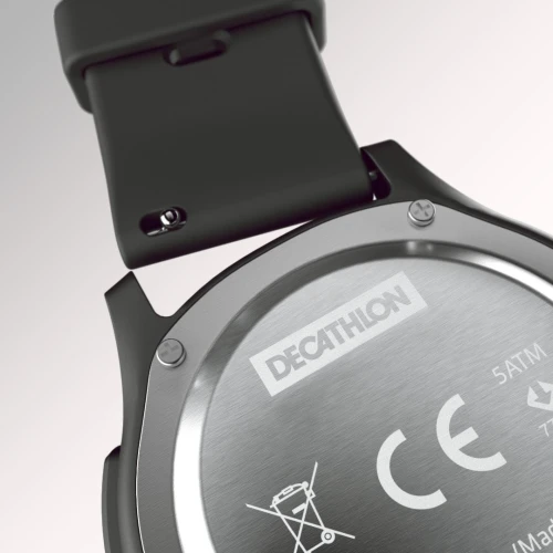 MONTRE CHRONOMÈTRE DE COURSE À PIED W100 NOIRE