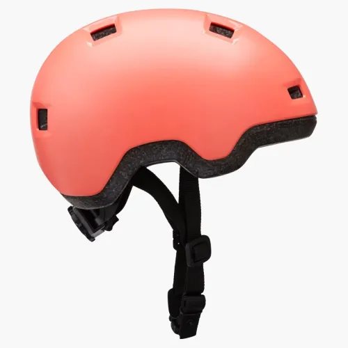 Casque enfant roller skateboard trottinette B100 corail 52/54cm