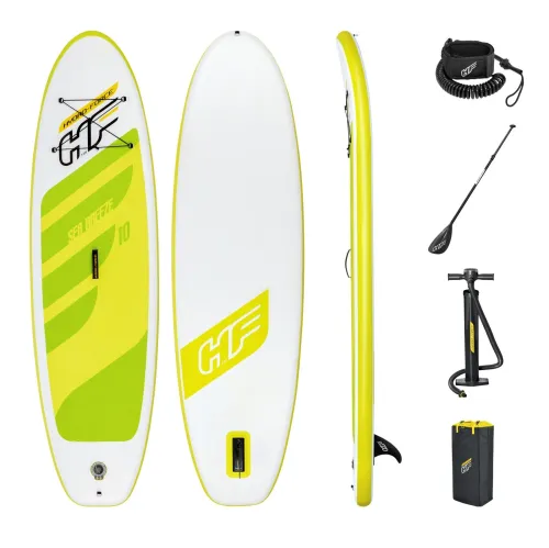 Paddle gonflable HF sea brees pompe+rames 305*84cm 120Kg Bestway