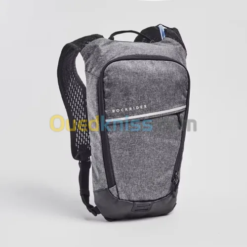 Sac à dos hydratation VTT randonnée 4L/1L eau gris