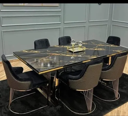 Table avec 6 chaise neuf made turquie