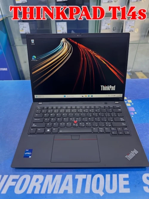 THINKPAD T14s GEN4 CORE : INTEL i7 - 1365U DISC :  512 GB  (SSD)  RAM : 16 GB