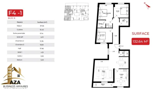 Vente Appartement F4 Alger Cheraga
