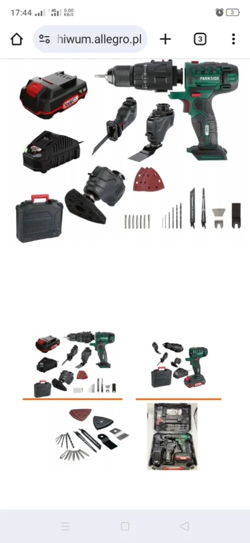 Viseude parksid 20v 