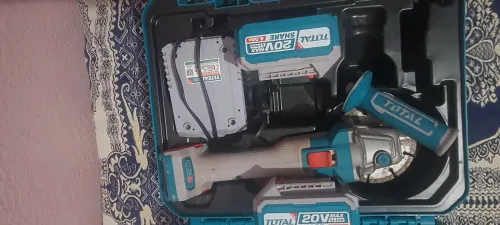 Meuleuse total 20 volts à batterie variateur de vitesse