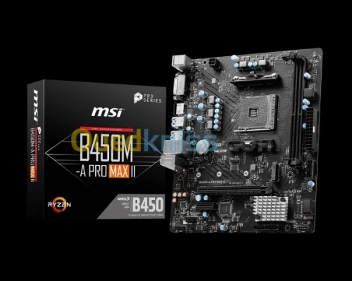  PACK MSI B450M-A PRO MAX II + PROCESSEUR RYZEN 5 PRO 5650G MPK