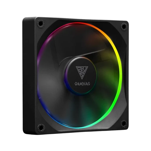  Pack de Ventilateurs GAMDIAS AEOLUS M3 - 4 x 120 mm ARGB