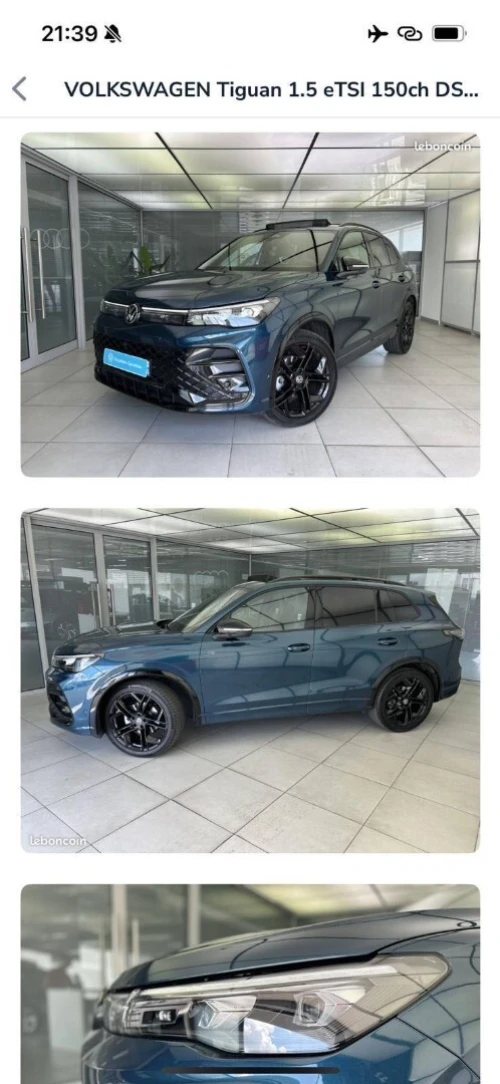 Volkswagen Tiguan 2025 Finition Rline