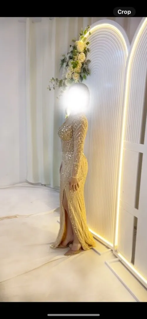 Location robe de soirée de luxe trés bon état 