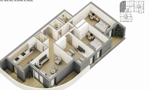 Vente Appartement F4 Oran Oran