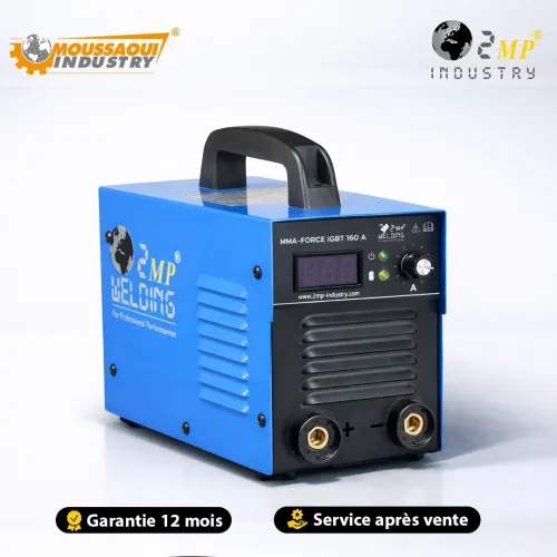 POSTE À SOUDER PORTATIF MMA-FORCE 160A IGBT INVERTER - 2MP INDUSTRY SPA