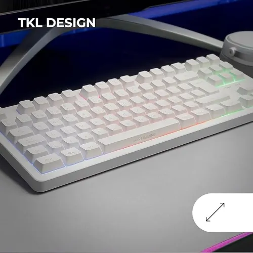 Clavier Mars Gaming MK023 BLACK/WHITE