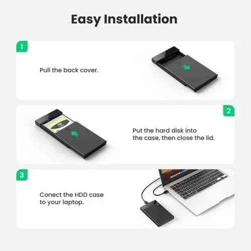 UGREEN USB 3.0 to SATA III 2.5" Hard Drive Enclosure