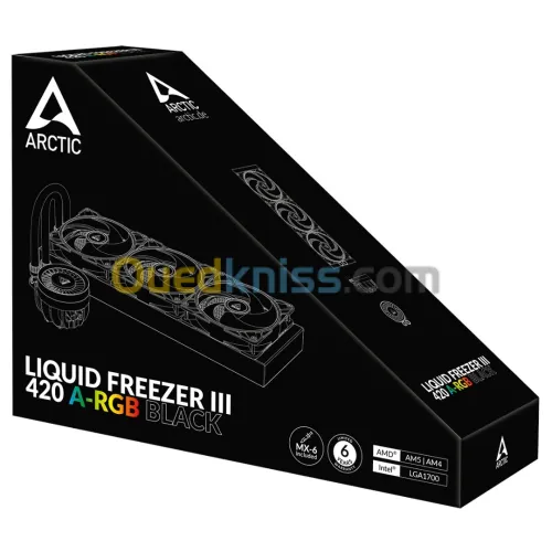 Liquid Freezer III 420 A-RGB Black/white