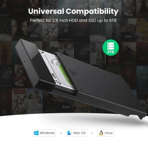 UGREEN USB 3.0 to SATA III 2.5" Hard Drive Enclosure