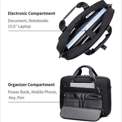 SACOCHE LAPTOP HUNTER GW0007 15.6" BLACK