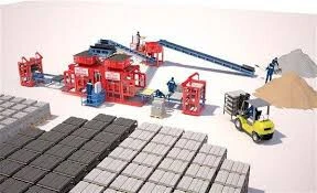Ligne de production de parpaing, Ourdis, paves...