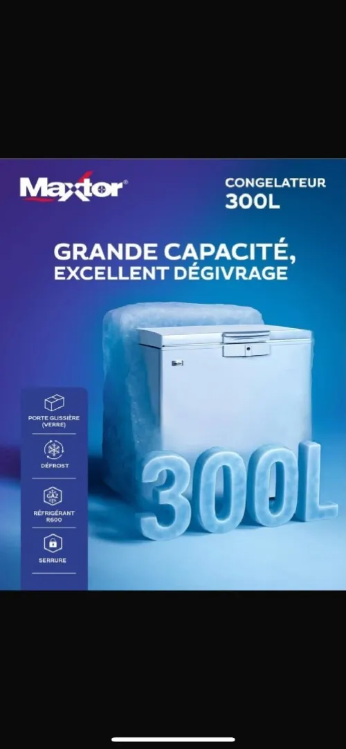 Promotion Congélateur Maxtor 