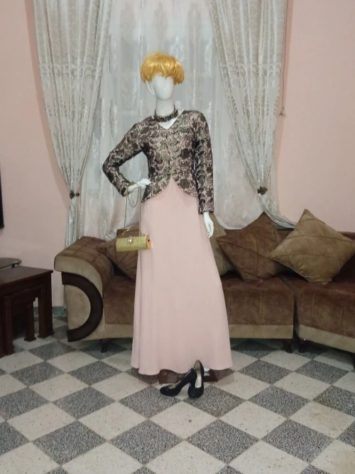 Robe de soirée+robe blanche+kaftan+karakou+chaussures