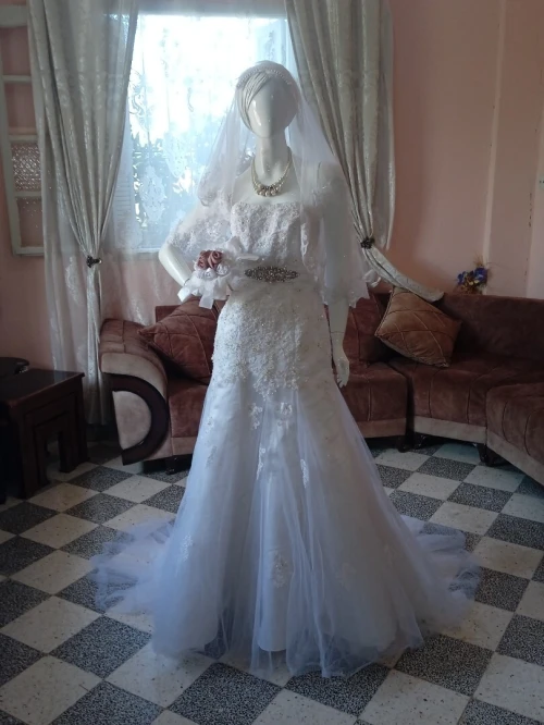 Robe de soirée+robe blanche+kaftan+karakou+chaussures