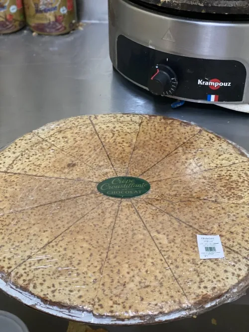 Crêpe croustillante au chocolat