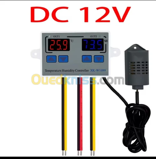 Controleur de temperature et d'humidite
